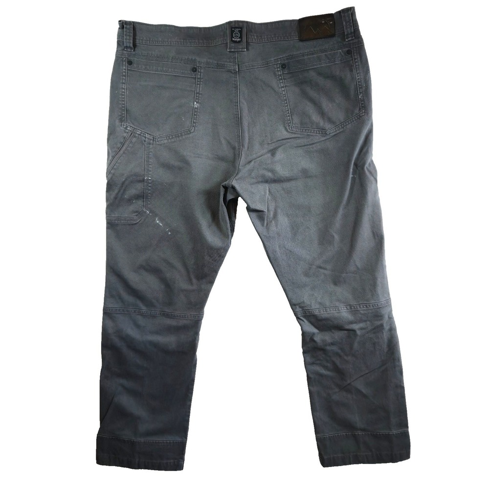 Wrangler ATG Jackson Utility Pants Mens 42x30 Gray Straight Leg Hiking Workwear - Picture 3 of 14